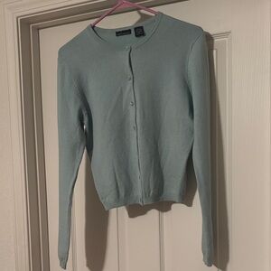 Moda International Women's Seafoam Green Cardigan Sweater